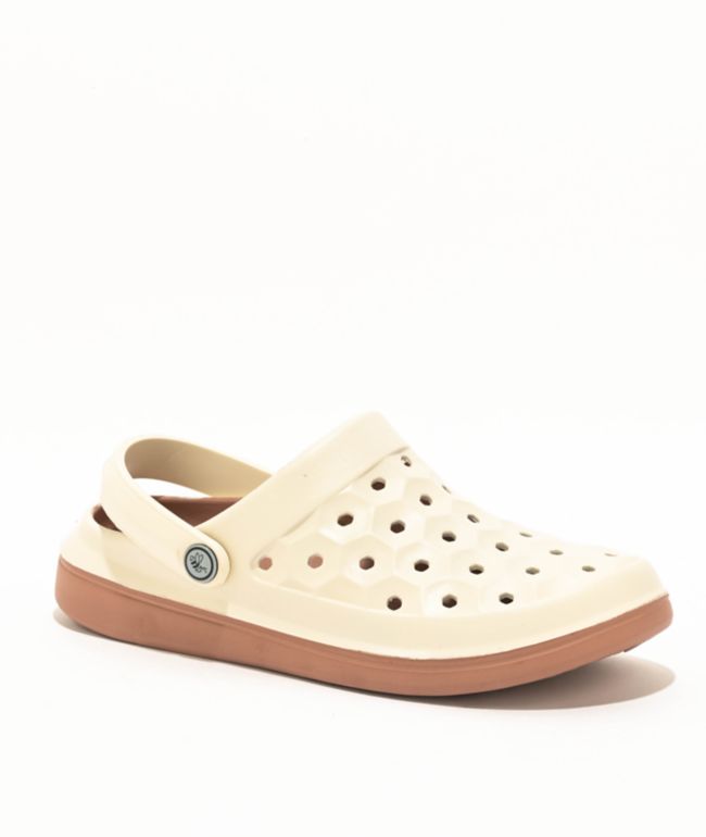 Joybees Varsity Bone & Gum Clog Sandals - Joybees