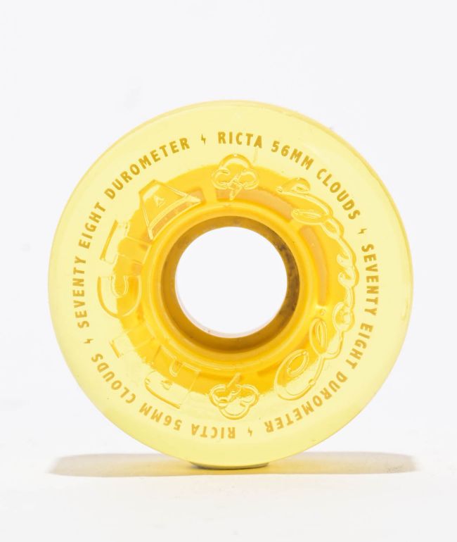 Ricta High Vis Clouds Orange 54mm 78a Cruiser Skateboard