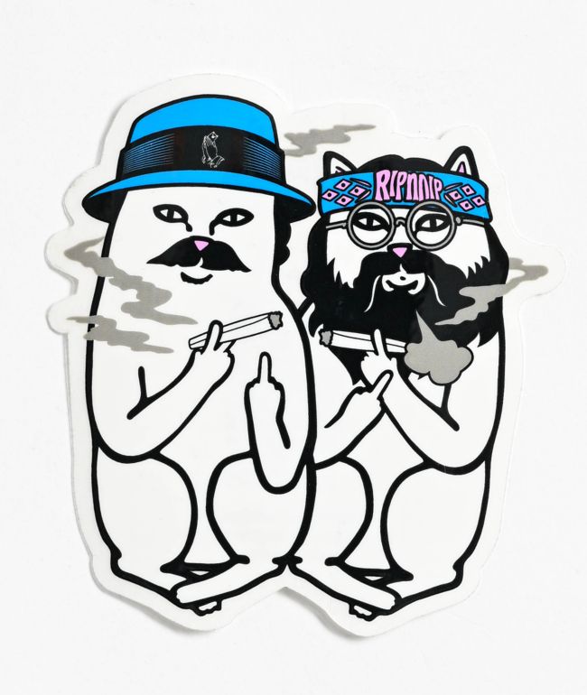RIPNDIP Smoke One Sticker | Zumiez