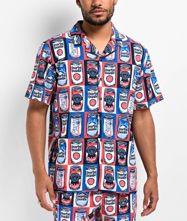Party Pants Chug Club Navy Short Sleeve Shirt - Party Pants