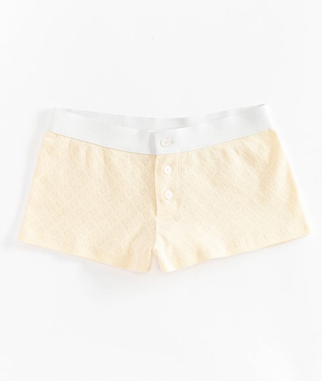 Hollister fashion sherpa sleep shorts