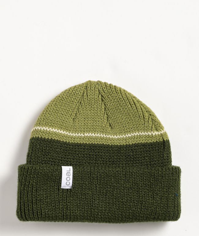 adidas Shmoofoil Strata Olive and Black Beanie | Zumiez