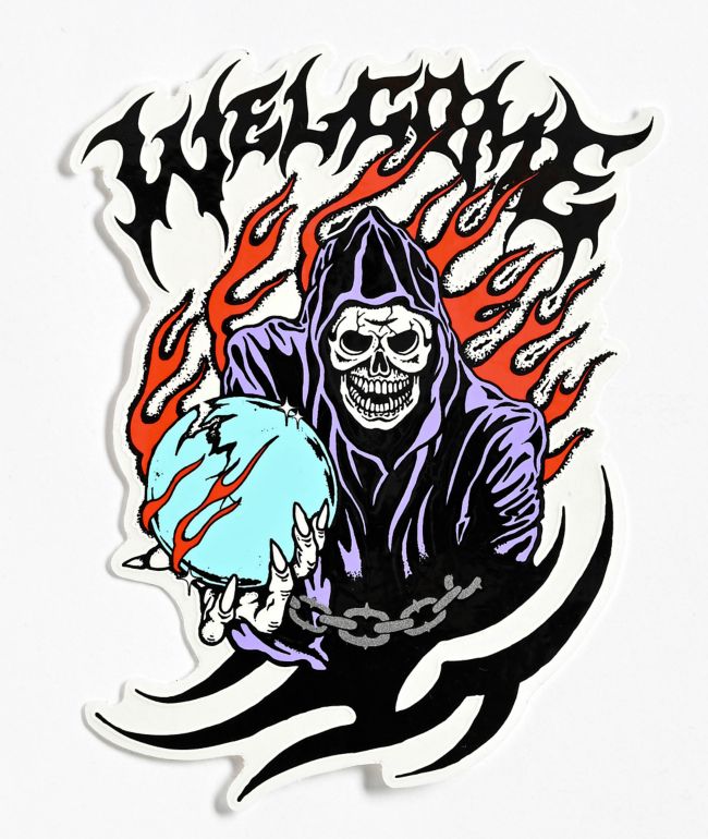 Welcome Fortune Sticker - Welcome Skateboards