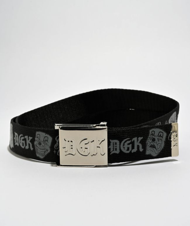 Ed Hardy Skull & Sword Black Reversible Belt | Zumiez