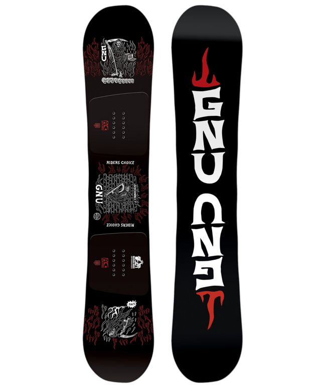 GNU スノーボード 153cm オレンジ/ブラック fusosports_125gnu1004