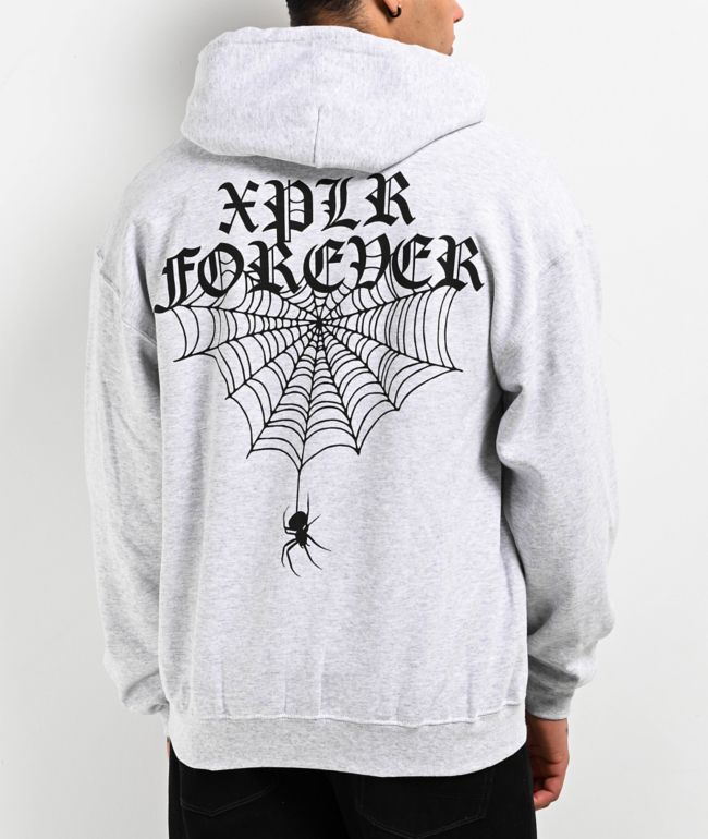 XPLR Spider Grey Hoodie