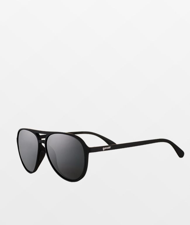 goodr Operation Blackout Black Polarized Sunglasses - goodr