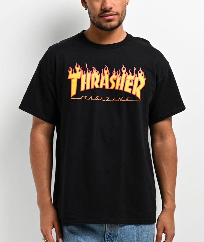 Blue tie dye thrasher shirt hotsell