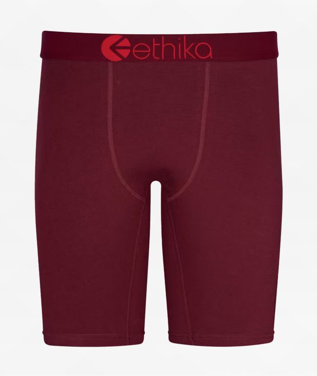 Ethika Malbec Red Boxer Briefs