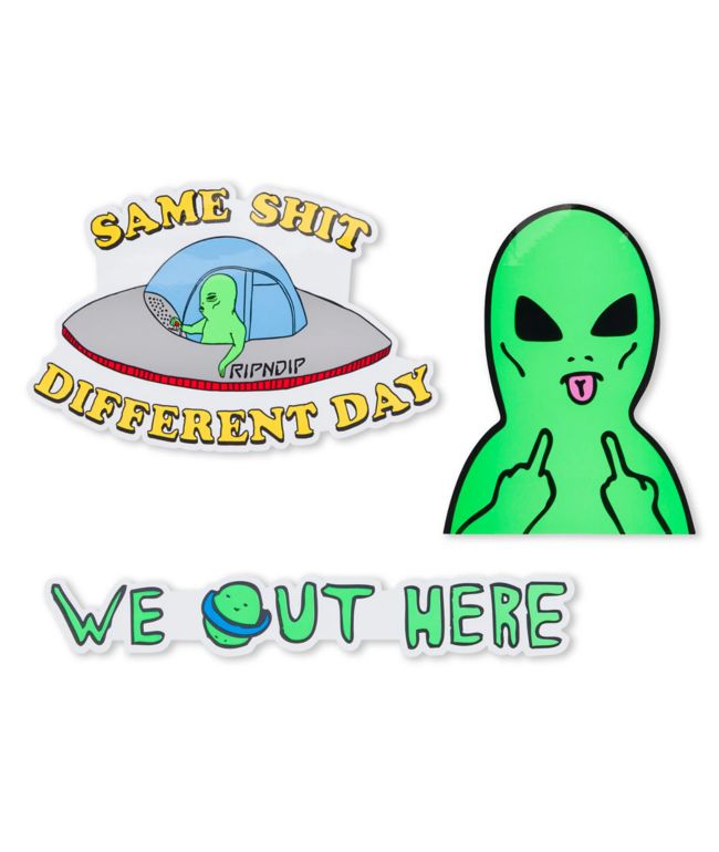 RIPNDIP We Out Here Sticker Pack - RIPNDIP