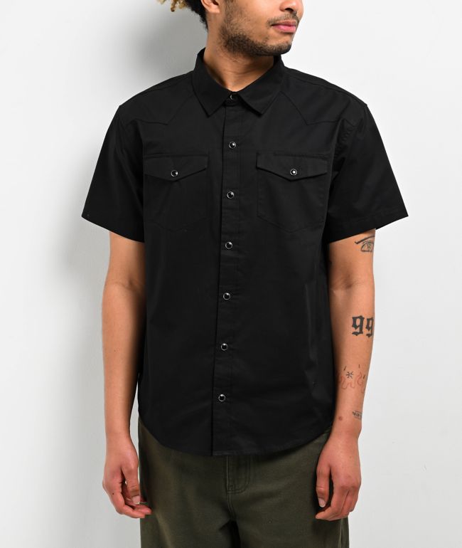 Key Street Kagi Navy Work Shirt | Zumiez