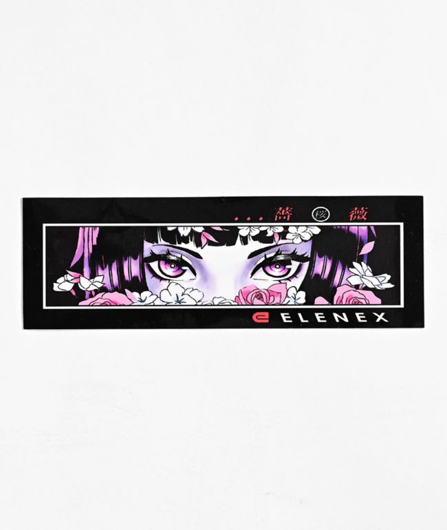 Elenex Cherry Rose Sticker - Elenex