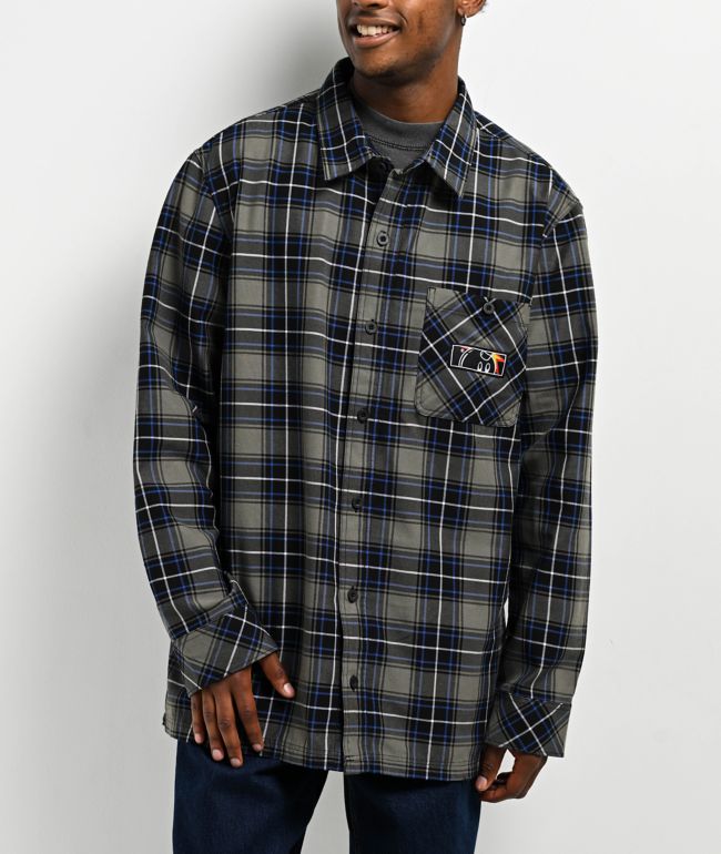 【SATIIIZ】Rudin Flannel Check Shirt SATIIIZ】Rudin Flannel Check Shirt (SATiiiZ/シャツ