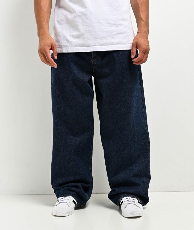 Empyre Ultra Wide Evening Dark Blue Skate Jeans