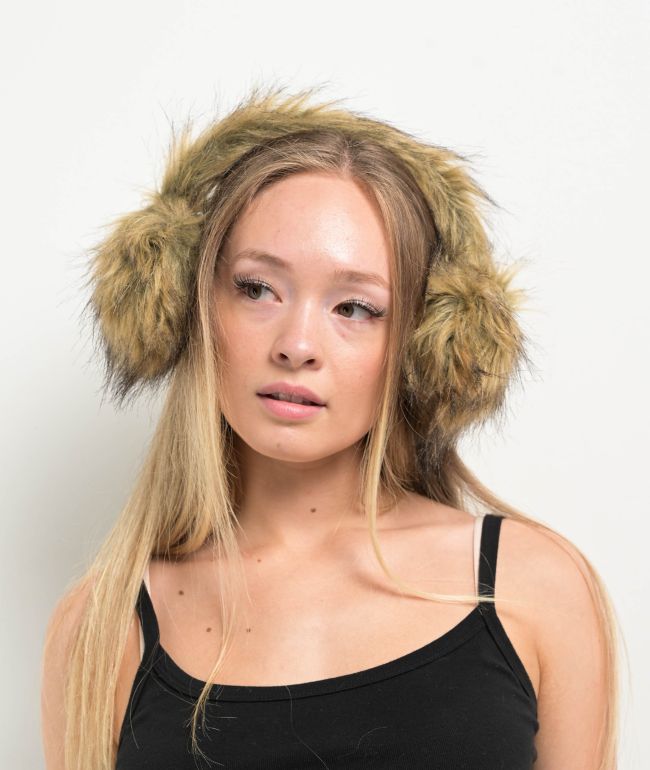 Empyre Brunella Brown Ear Muffs - Empyre