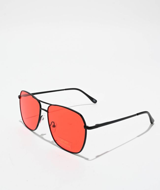 Empyre Saloon Red Sunglasses - Empyre