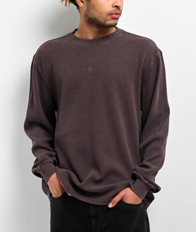 Columbia Maglietta Uomo A Maniche Lunghe Fundamentals - 100% Cotone, Girocollo, Logo Ricamato - Abbigliamento Sportivo