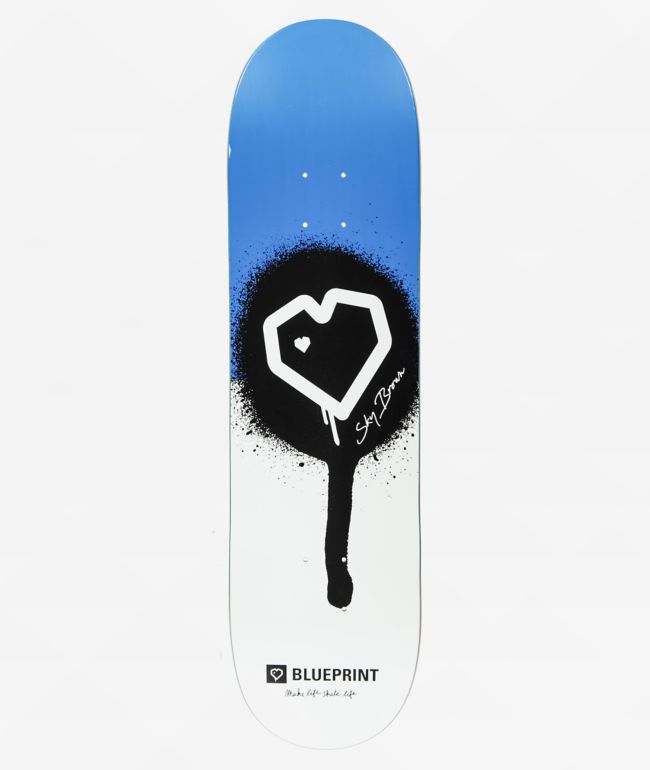 Blueprint x MLSL Sky Brown 8.25" Skateboard Deck - Blueprint