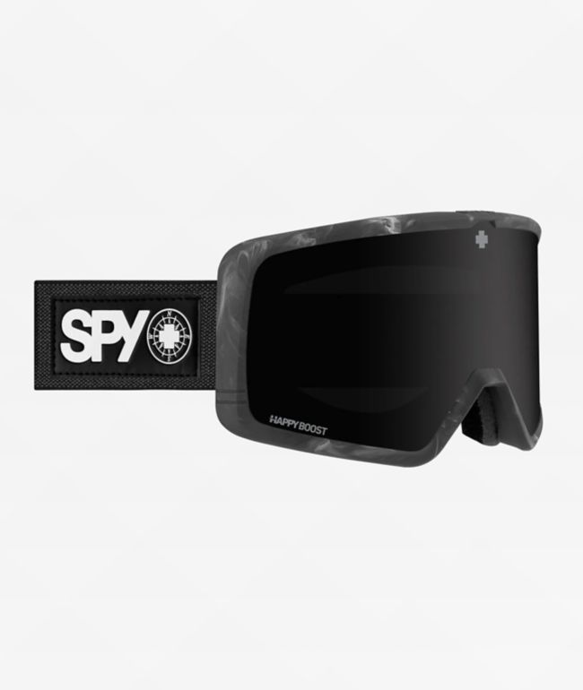 Spy Daviet Megalith Black Metal & Green Snowboard Goggles - Spy