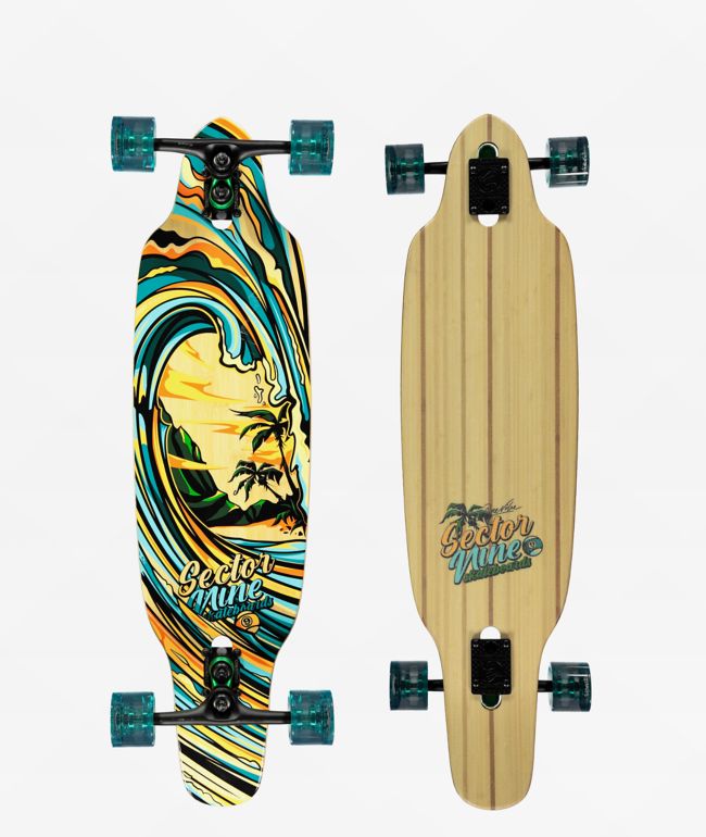 Sector 9 Puerto Rico Longboard Skateboard - Green