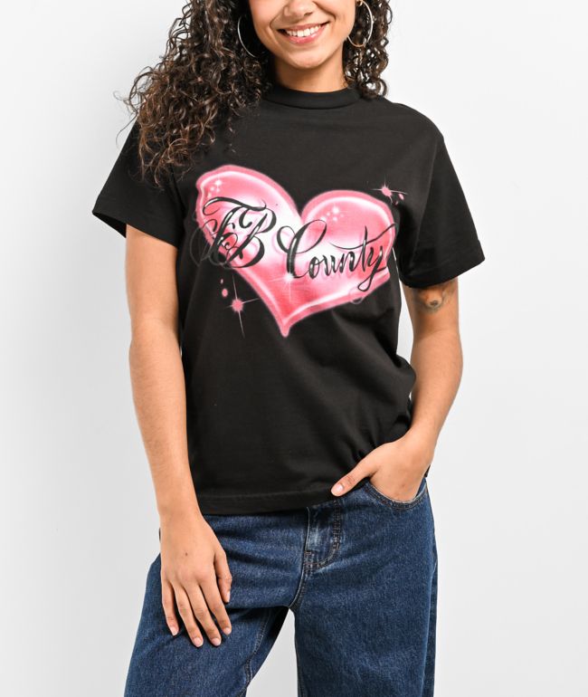 FB County Velour Suit Black T-Shirt | Zumiez