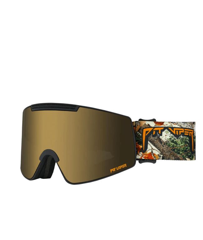 Pit Viper Proform Actualbush & Gold Snowboard Goggles - Pit Viper