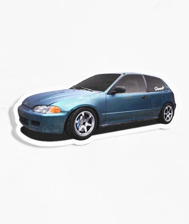 Donut x Honda V3 Civic Sticker - Donut
