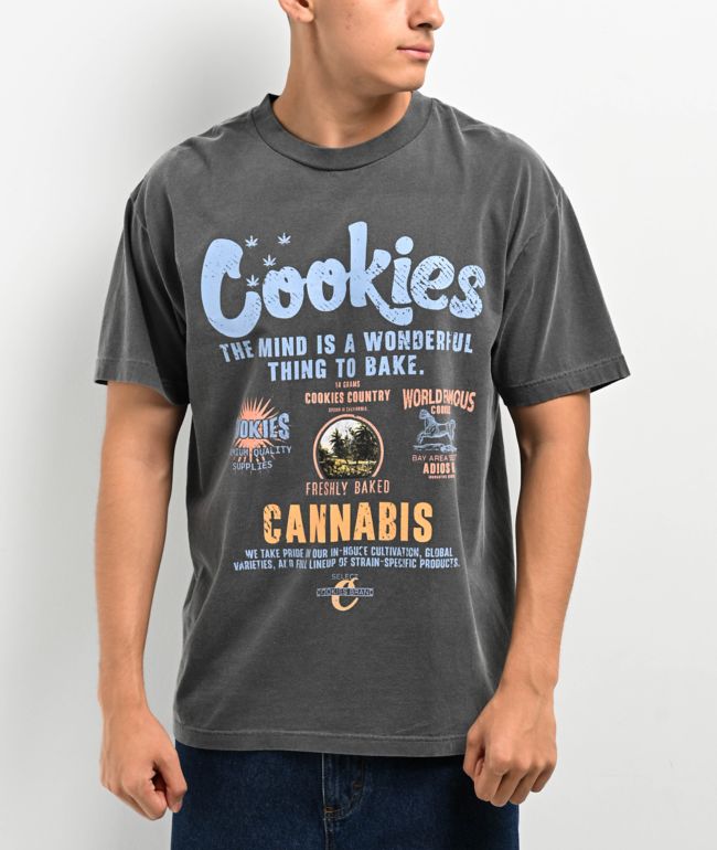 【Cookies】ローリングストーンズ FADED BLACK 黒 半袖Tシャツ Cookies X Rolling Stones – Cookies Clothing