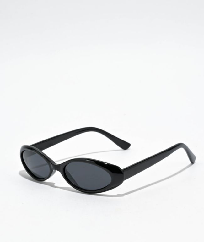 Sad Eyewear Milk Black Gloss Sunglasses | Zumiez