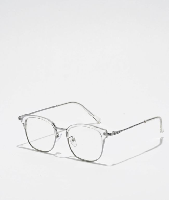 Browline Pretenders Clear Square Glasses - Eyeking