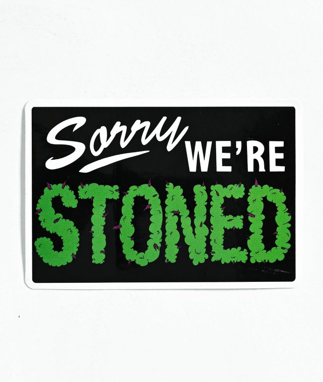 Petty Snacks Sorry Sign Sticker - Petty Snacks