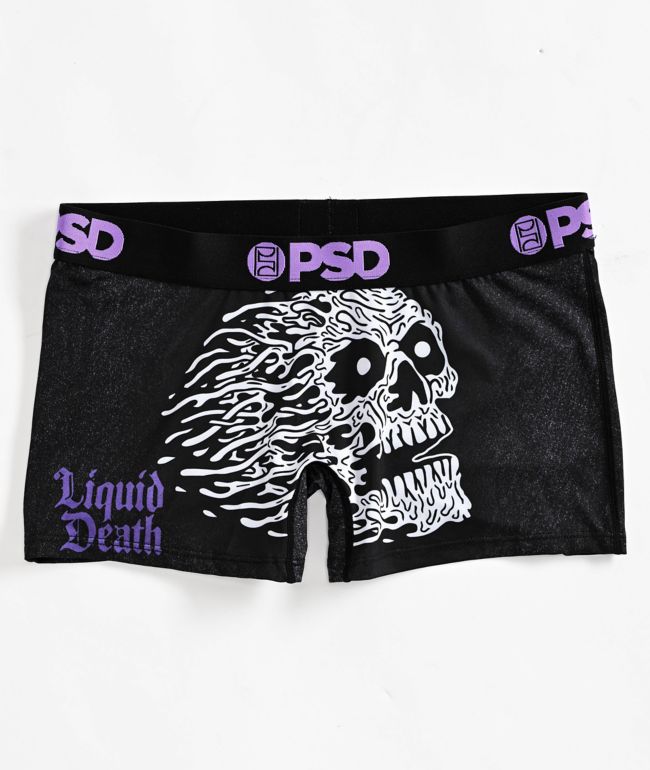 PSD x Liquid Death Skull Boyshort Underwear - PSD Underwear