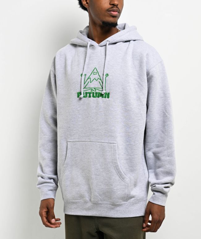 HUF x Bronze 56K Plantware Heather Grey Hoodie