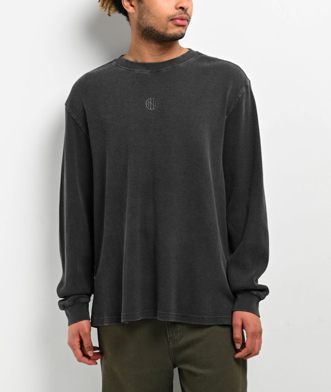 Famous Stars & Straps BOH Black Thermal Long Sleeve T-Shirt