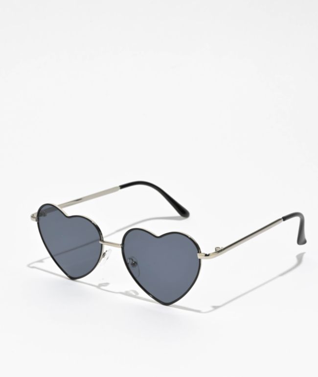 August Black Heart Sunglasses - I SEA