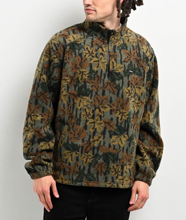 Empyre Tommy Green Quarter Zip Fleece