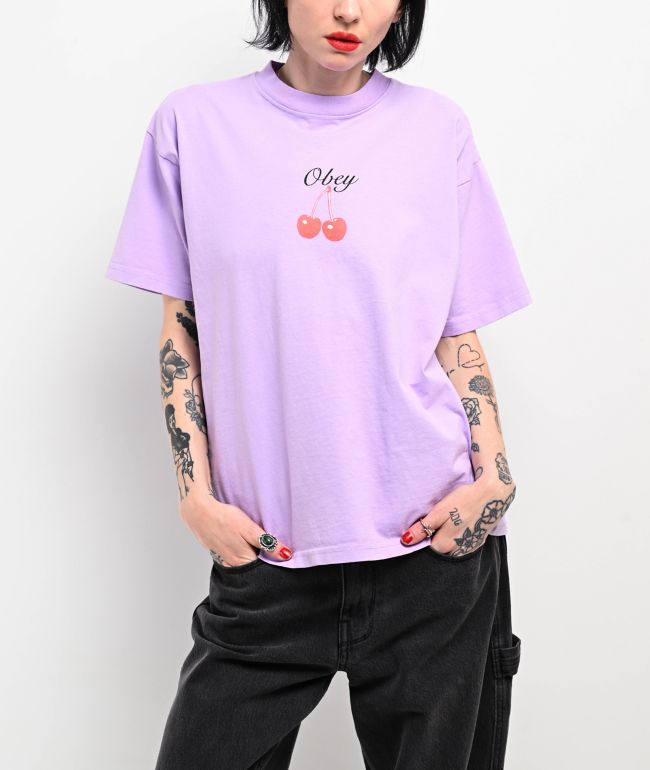 SAD BOYZ by Junior H Positiva Light Purple T-Shirt | Zumiez