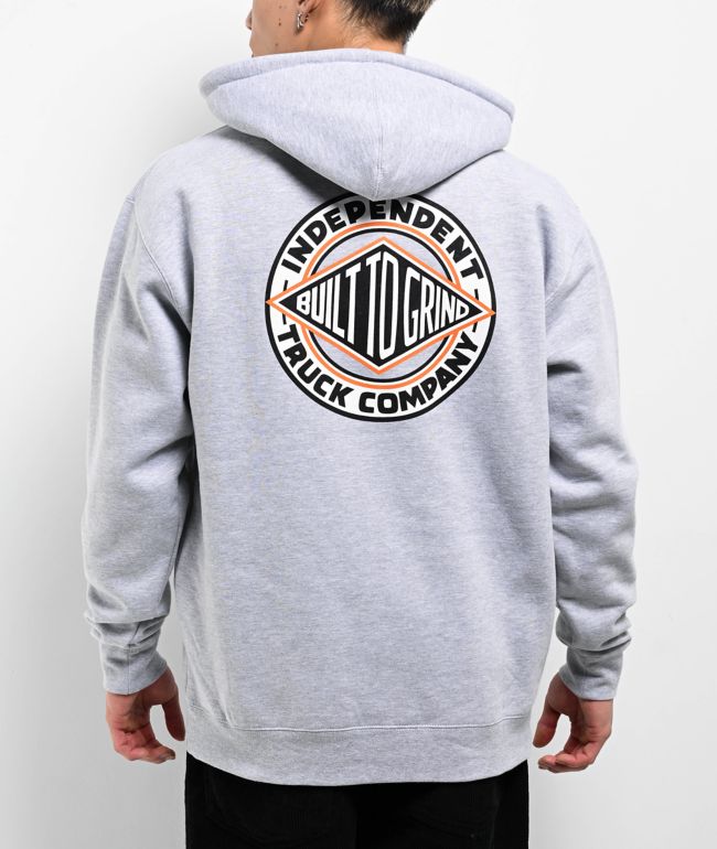 Independent Summit Heather Grey Hoodie - Independent