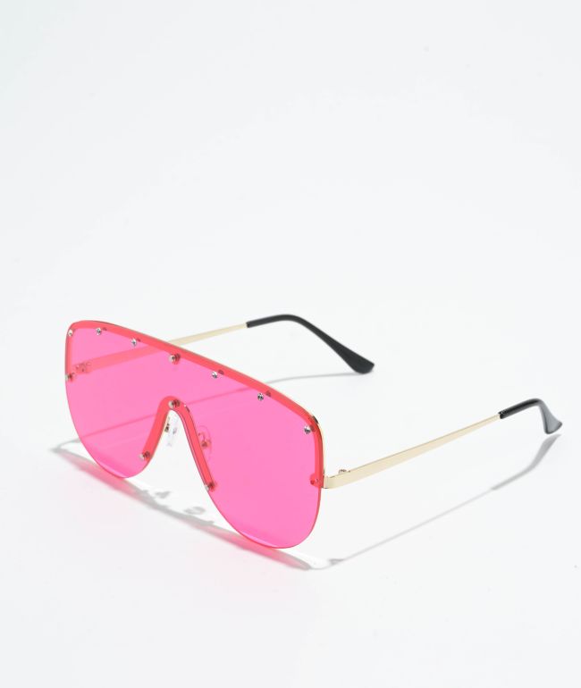 Bubble Gum Hot Pink Sunglasses - I SEA