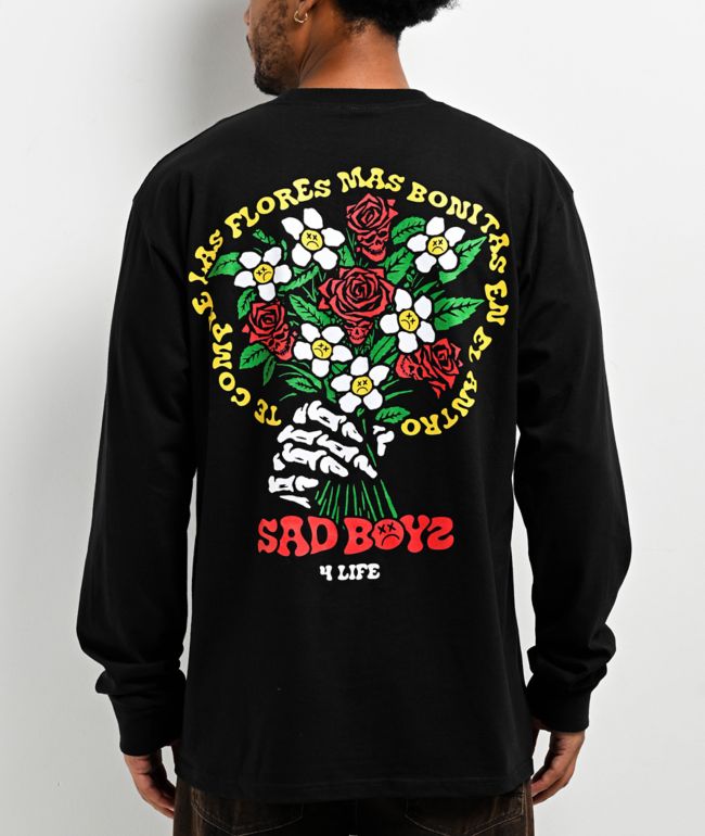 Junior H ロンT SAD BOYZ ブラック Lサイズ 海外限定 AD BOYZ by Junior H 4 Life Black Long Sleeve T-Shirt | Zumiez