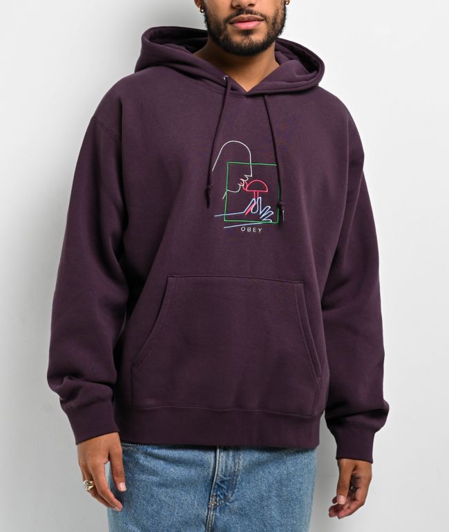 Huf x obey hoodie on sale