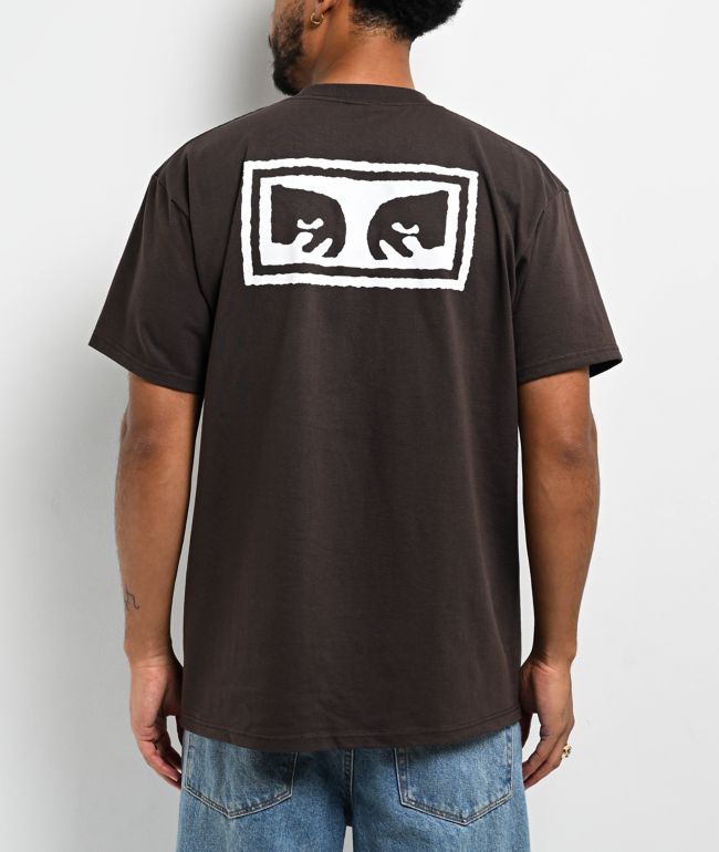 Obey Men's Eyes Iii Shirt Brown