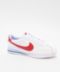 Nike Cortez Mens in White, Red, Blue