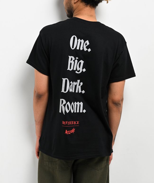 Welcome x Beetlejuice Dark Room Black T-Shirt - Welcome Skateboards