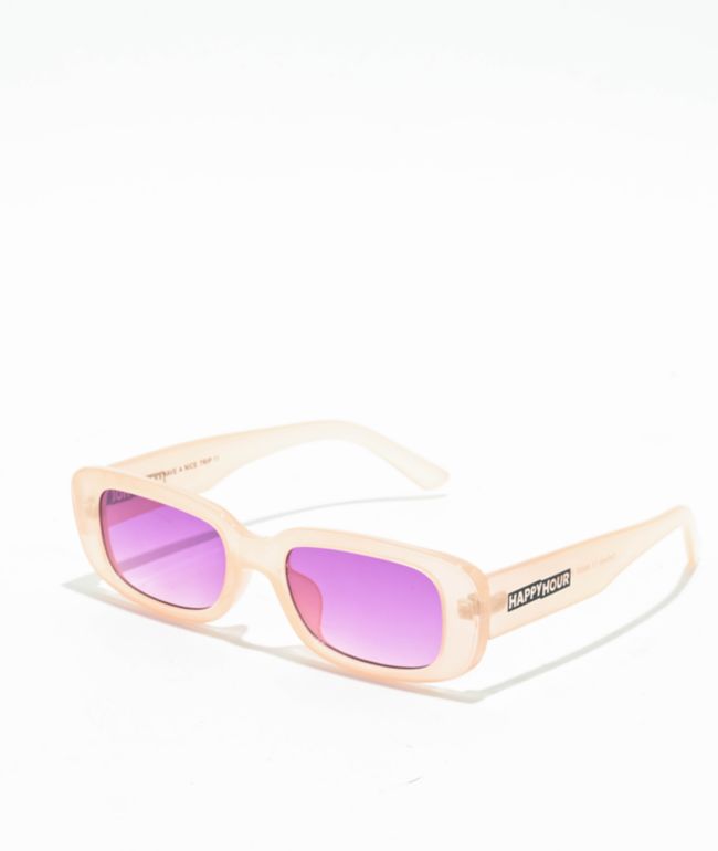Happy Hour Oxfords Peach Party Sunglasses - Happy Hour