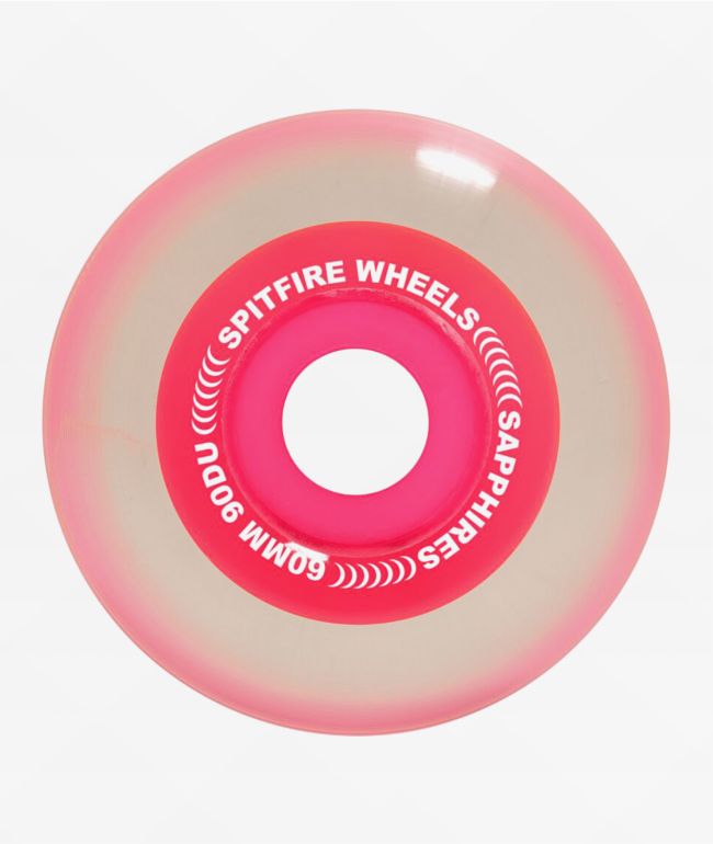 Spitfire Sapphires Formula Four 54mm 90a Neon Pink & Green