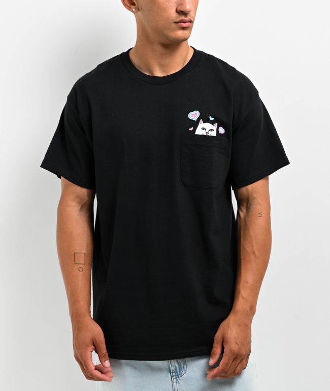 RIPNDIP x Cheech And Chong Cheech & Nerm Black Pocket T