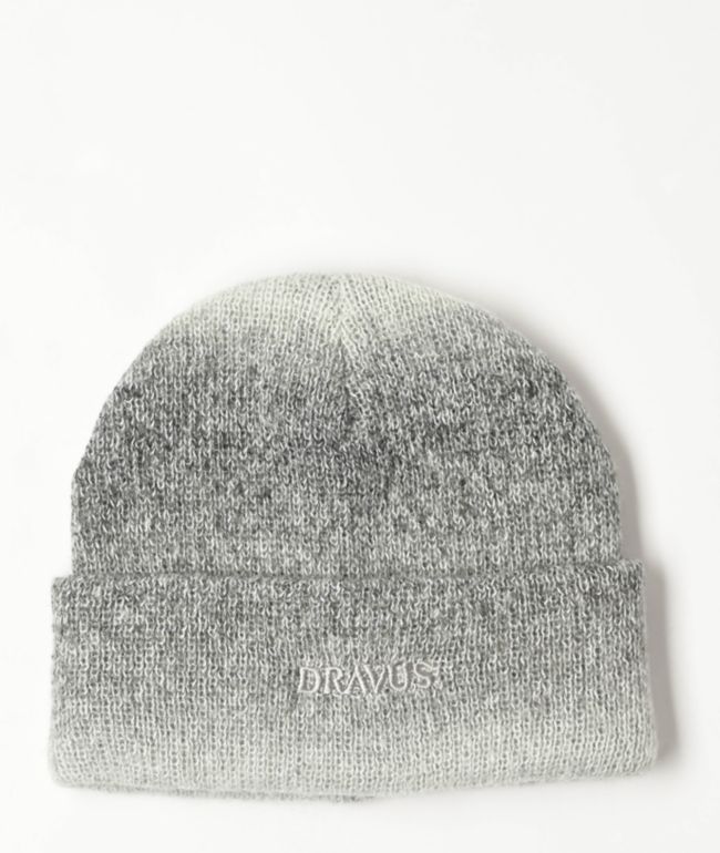 ニットキャップ・ビーニー SK8ER ROCK Shot Holes Destroyed Beanie Gray Spitfire Swirl Patch Grey Beanie | Zumiez