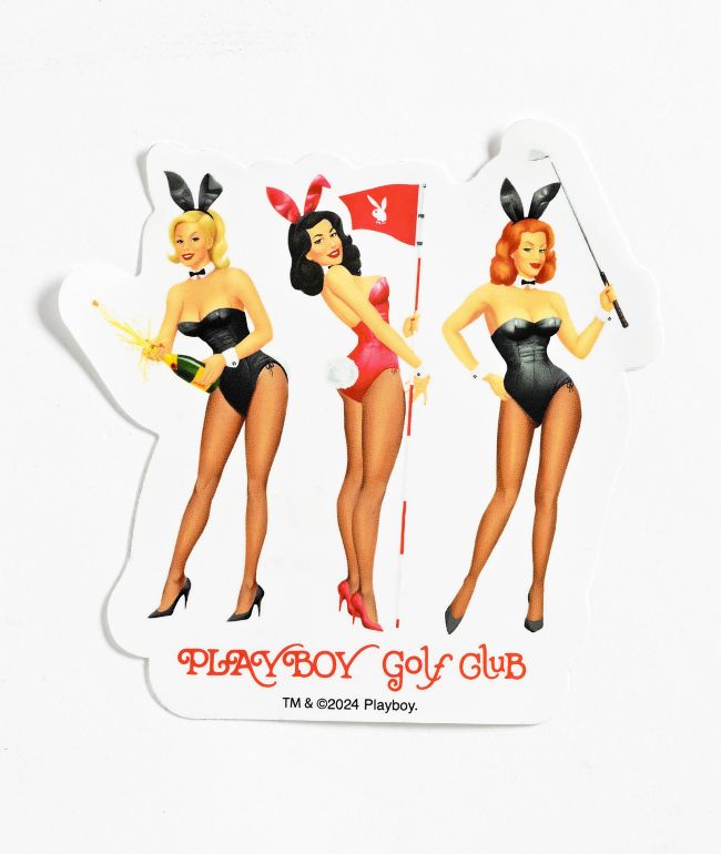 Color Bars x Playboy Whos Your Caddy Sticker - Color Bars
