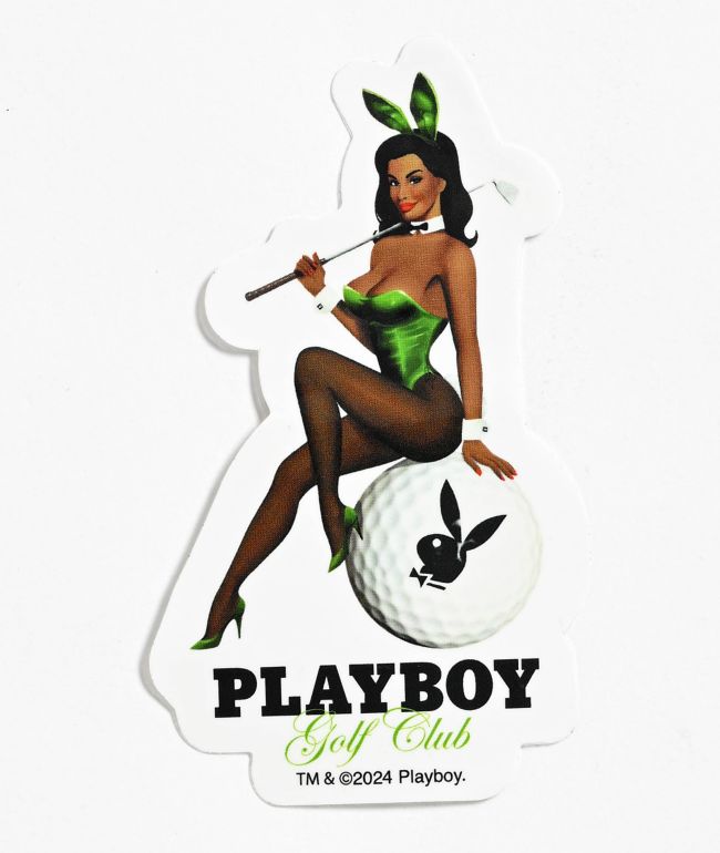 Color Bars x Playboy Golf Club Sticker - Color Bars